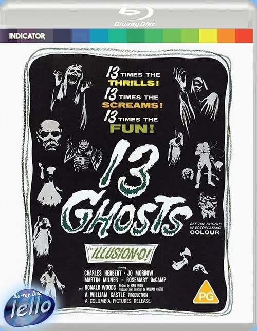 Blu-ray: 13 Ghosts (1960 Charles Herbert, Jo Morrow) UK nNLO, Ophalen of Verzenden, Nieuw in verpakking, Horror