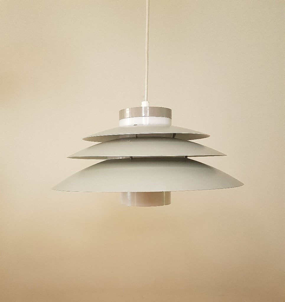 Deense schalenlamp van Bent Karlby voor Lyfa model Trenta, Gebruikt, Vintage design, Mid Century Modern, Ophalen of Verzenden