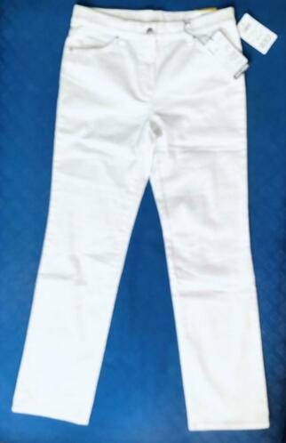 Gerry Weber pantalon Irina 36 NIEUW, Kleding | Dames, Broeken en Pantalons, Nieuw, Maat 36 (S), Wit, Lang, Ophalen of Verzenden