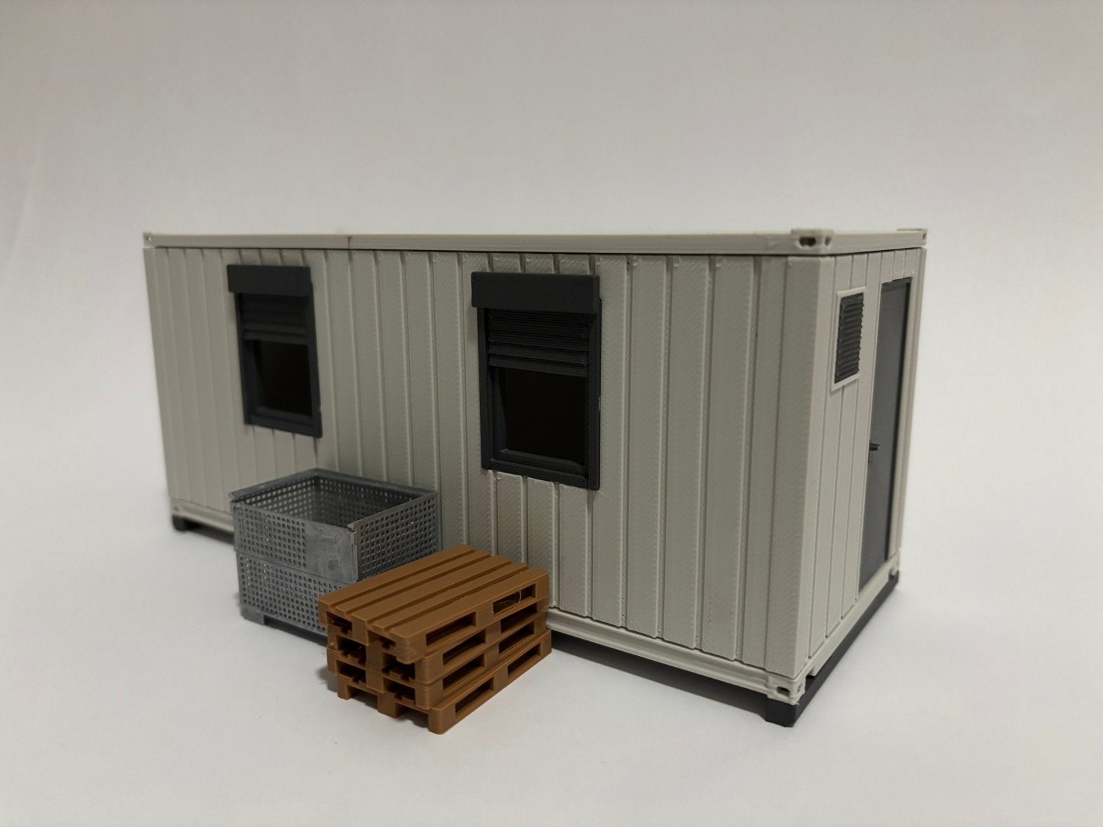 20ft Mobiel kantoor schaal 1:32 of 1:50, Contact@awl3dmodels.nl, Awl3d, Groter dan 1:35, Ophalen of Verzenden
