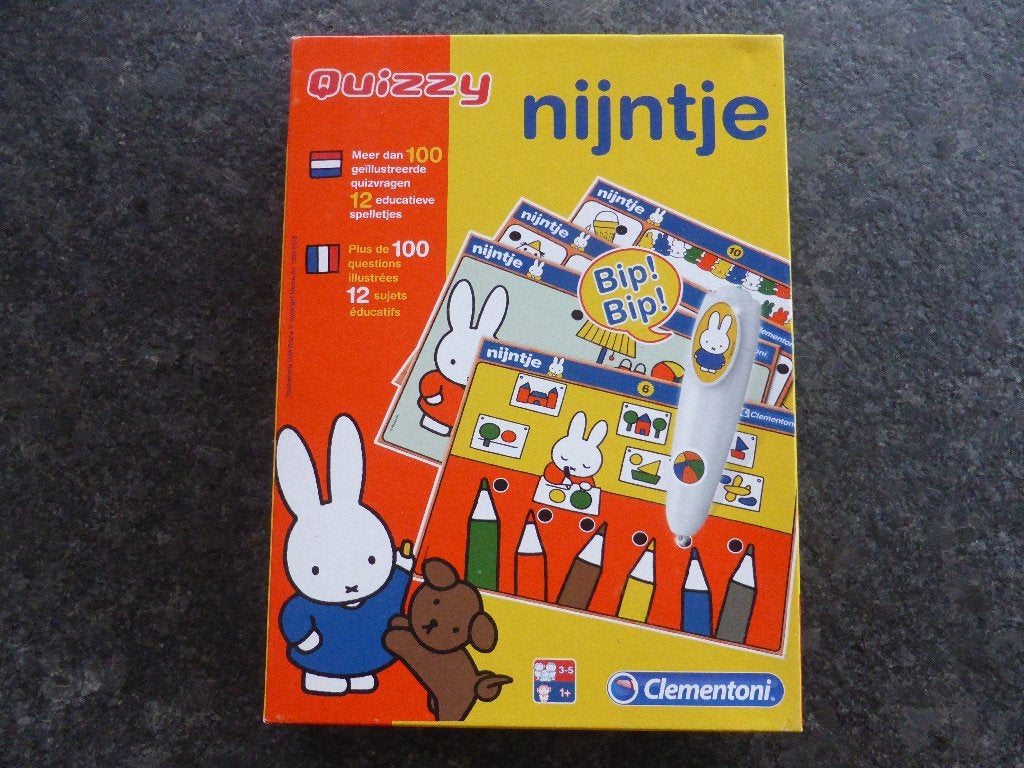 clementoni quizzy nijntje, Ophalen of Verzenden, Zo goed als nieuw, Ontdekken