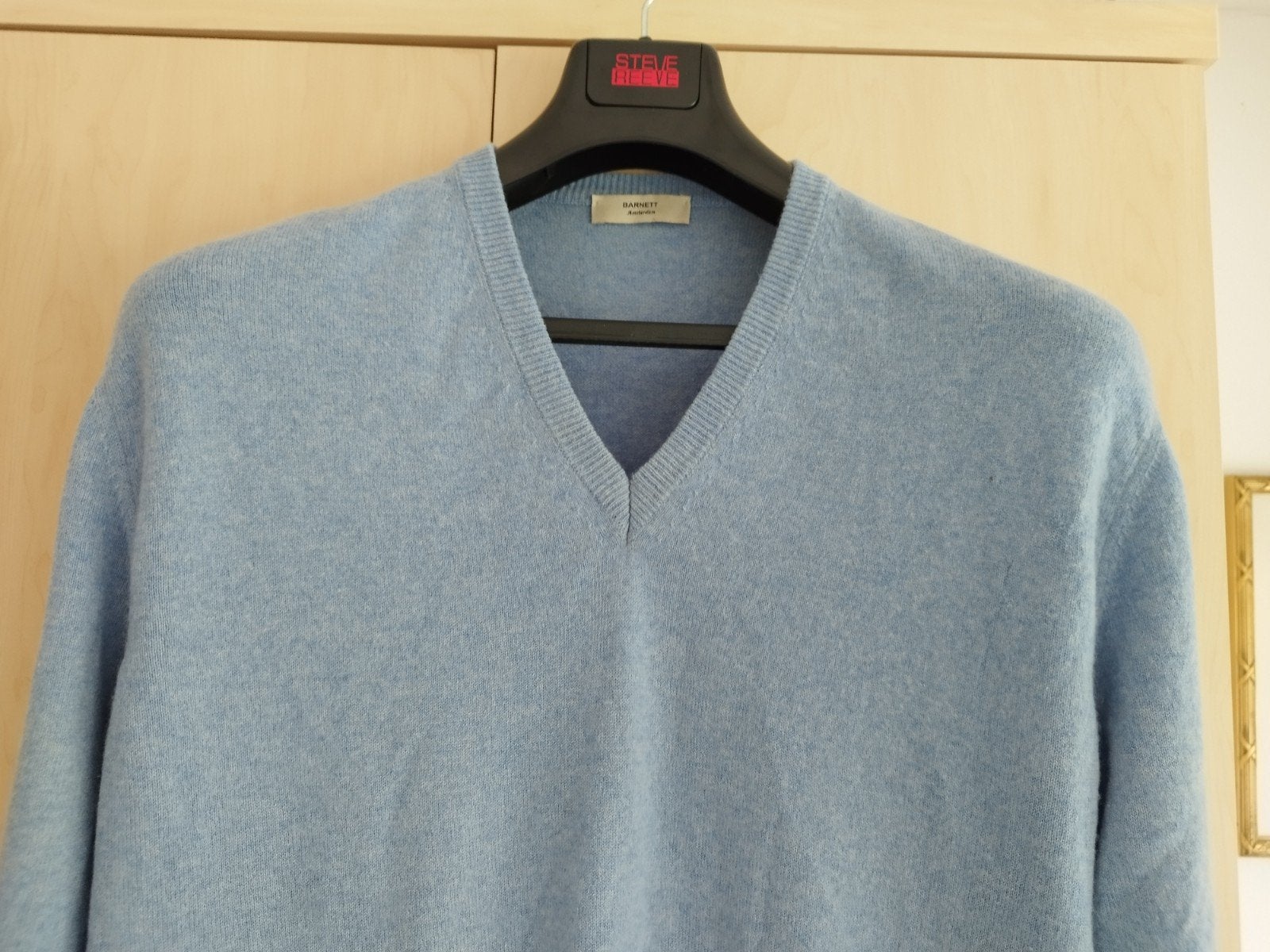 Barnett Amsterdam 100% Cashmere trui XL Blauw, Barnett, Maat 56/58 (XL), Zo goed als nieuw, Verzenden