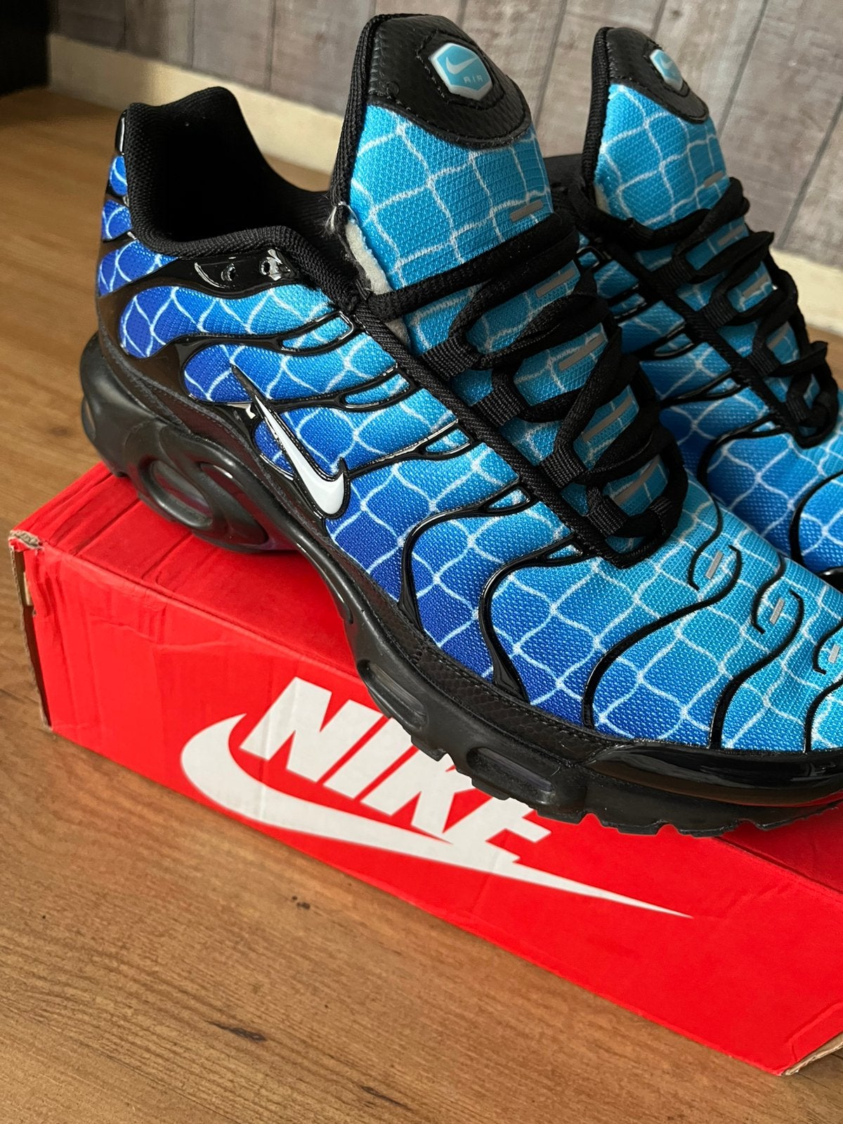 NIKE Air Max RN - Als Nieuw - Maat 44, Blauw, Nike, Ophalen of Verzenden, Sneakers of Gympen