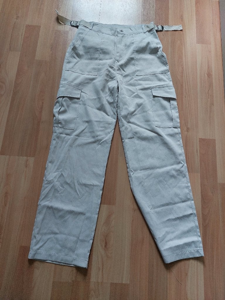 Cargo Broek - Creme - Maat XS, Ophalen of Verzenden, Zo goed als nieuw, Meisje, Broek