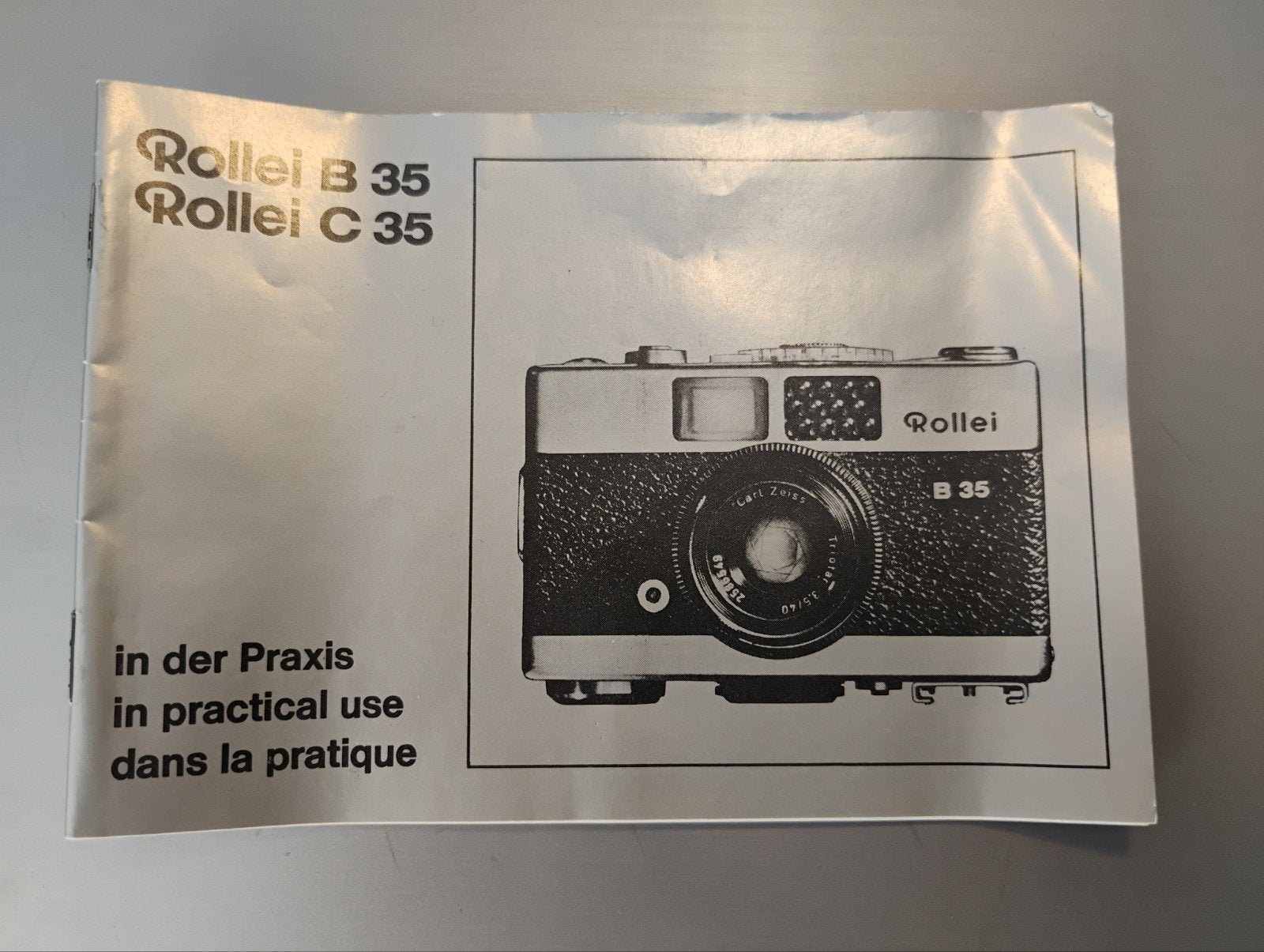 Rollei B35 C35 handleiding, Ophalen, Compact, Overige Merken