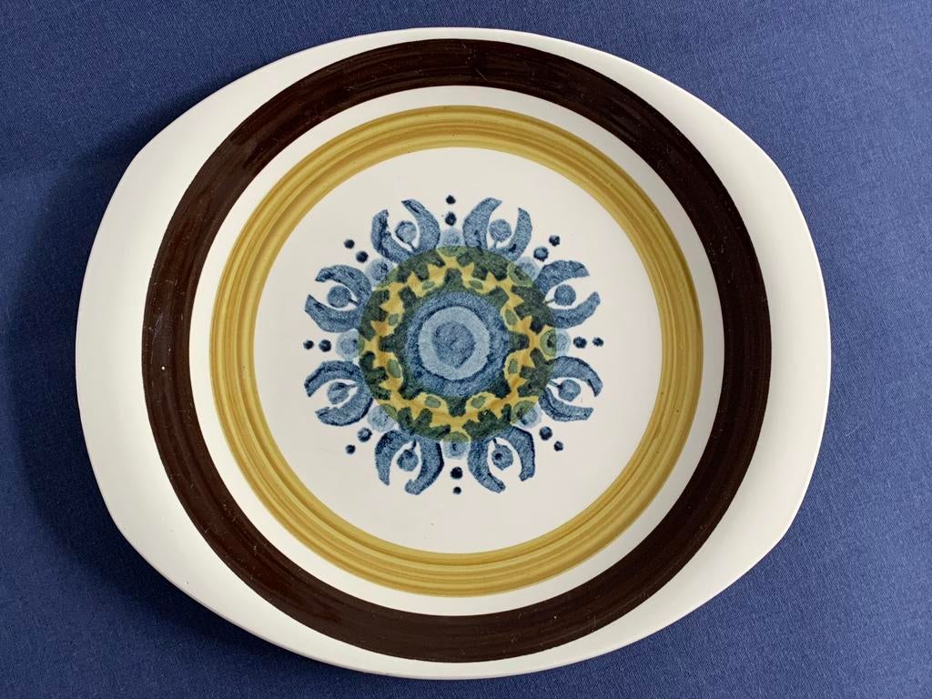 Burleigh - Ironstone „Castile“  bord England, Huis en Inrichting, Keuken | Servies, Ophalen of Verzenden, Nieuw, Overige stijlen