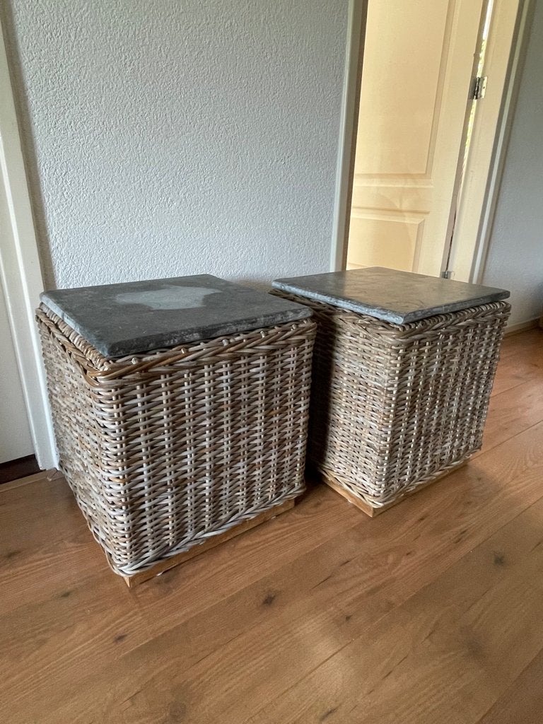 Bijzettafel - nachtkastje, Overige materialen, Gebruikt, Vierkant, Ophalen