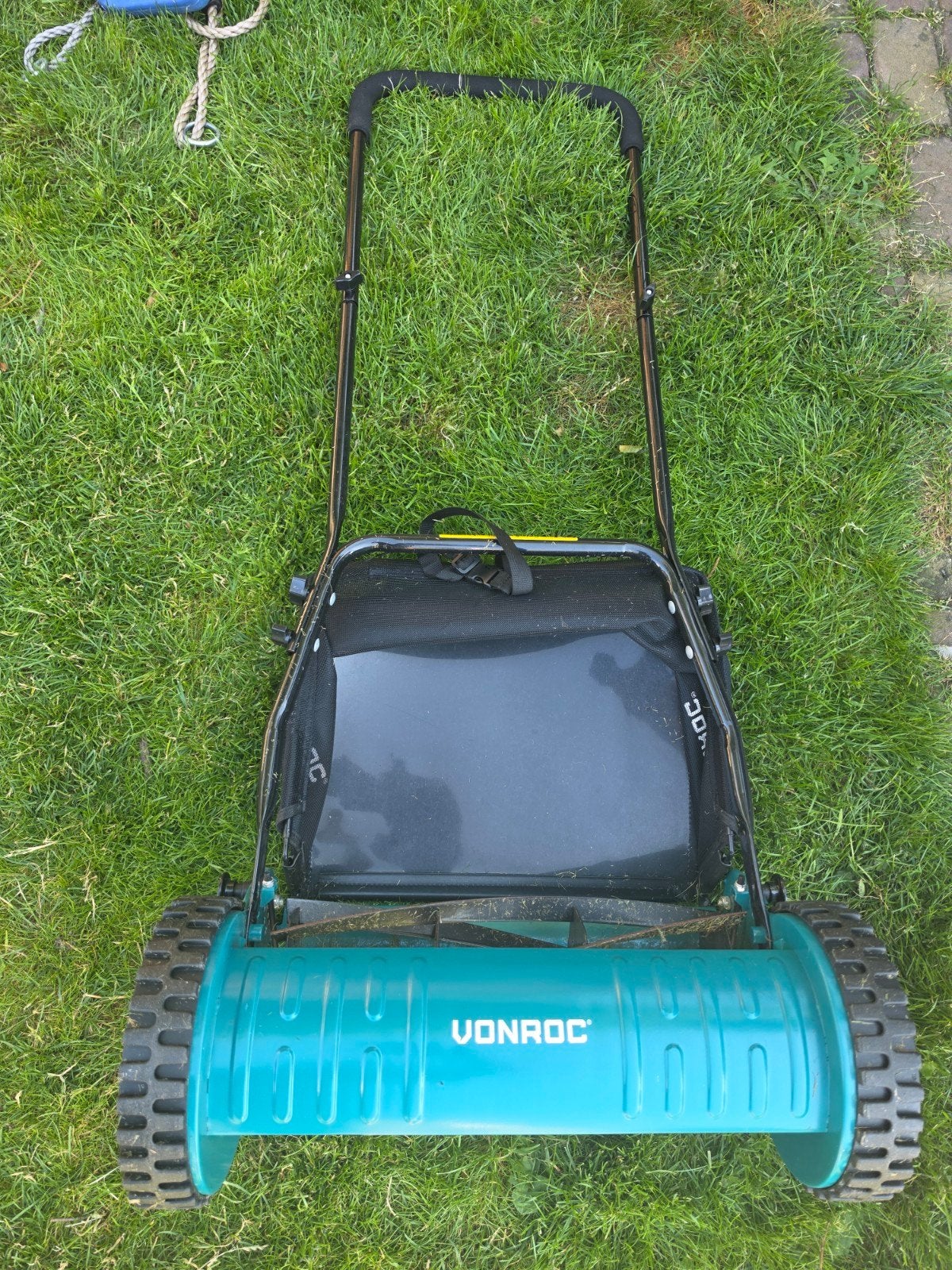 VONROC Handgrasmaaier - Zo goed als nieuw, Tuin en Terras, Grasmaaiers, VONROC, Handgrasmaaier, Ophalen of Verzenden, Zo goed als nieuw