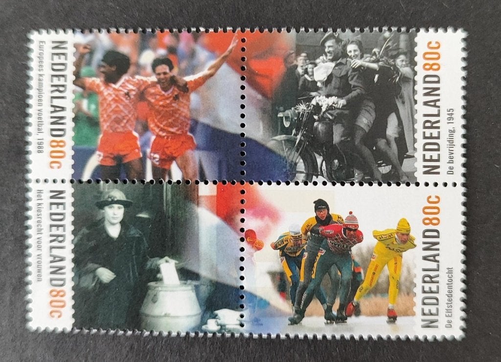 Nederland NVPH 1848  - 1851 blok (pf), Verzenden, Na 1940, Postfris