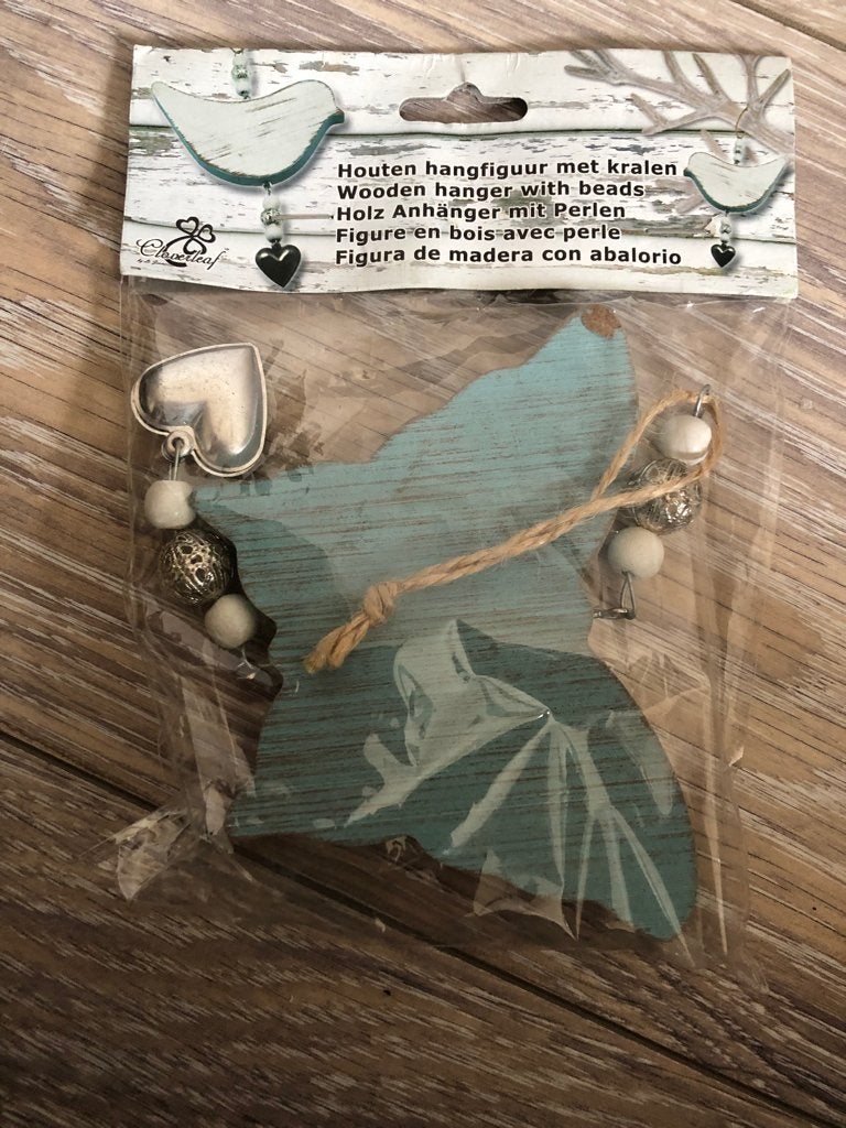 Houten vlinder, Ophalen of Verzenden, Nieuw