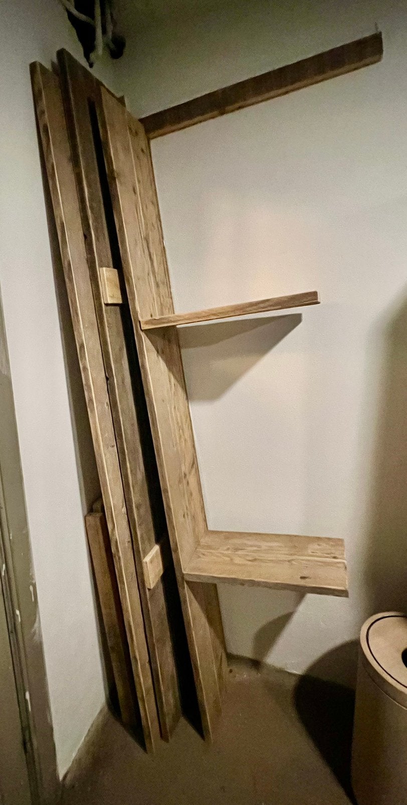 Steigerhouten sidetable / kastje | Panaro, Ophalen, Minder dan 25 cm, Rechthoekig, Overige houtsoorten