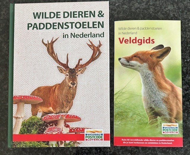 Wilde Dieren & Paddenstoelen In Nederland + veldgids NIEUW, Boeken, Ophalen of Verzenden, Nieuw, Overige diersoorten