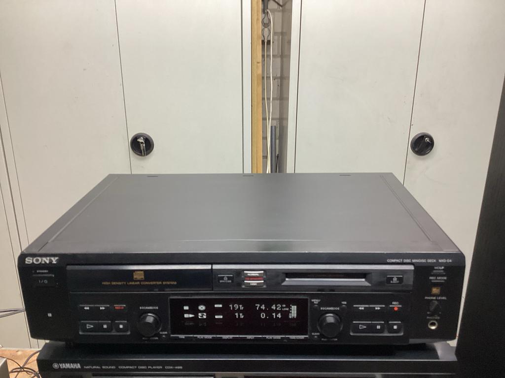 Sony MiniDisc CD Combo Deck - Ideaal recorder minidisk IZGST, Ophalen of Verzenden, Gebruikt, Sony