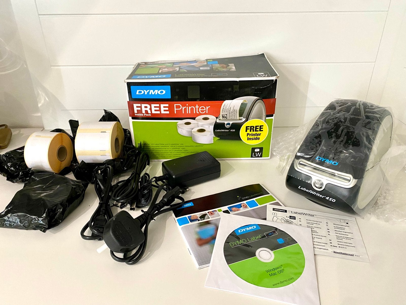 Nieuw !! DYMO LabelWriter 450 Labelprinter met accessoires, Zwart-en-wit printen, Printer, Nieuw, Ophalen of Verzenden