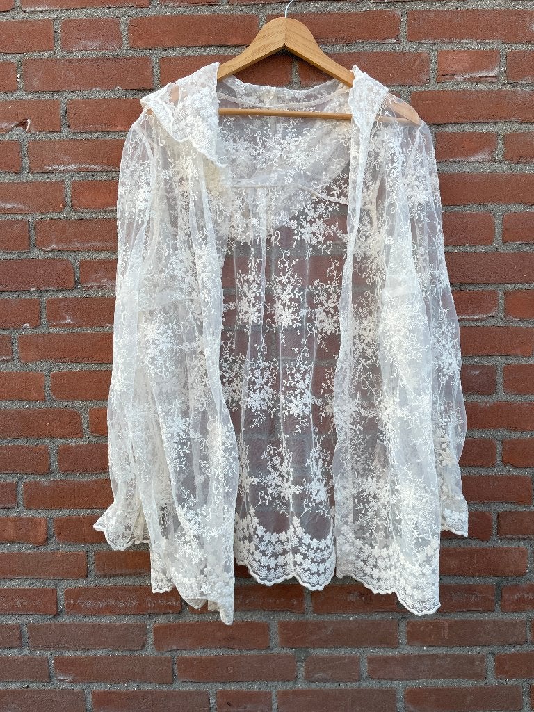 nieuw apart kanten jasje mt 50, Kleding | Dames, Grote Maten, Ophalen of Verzenden, Nieuw, Overige kleuren, Overige typen