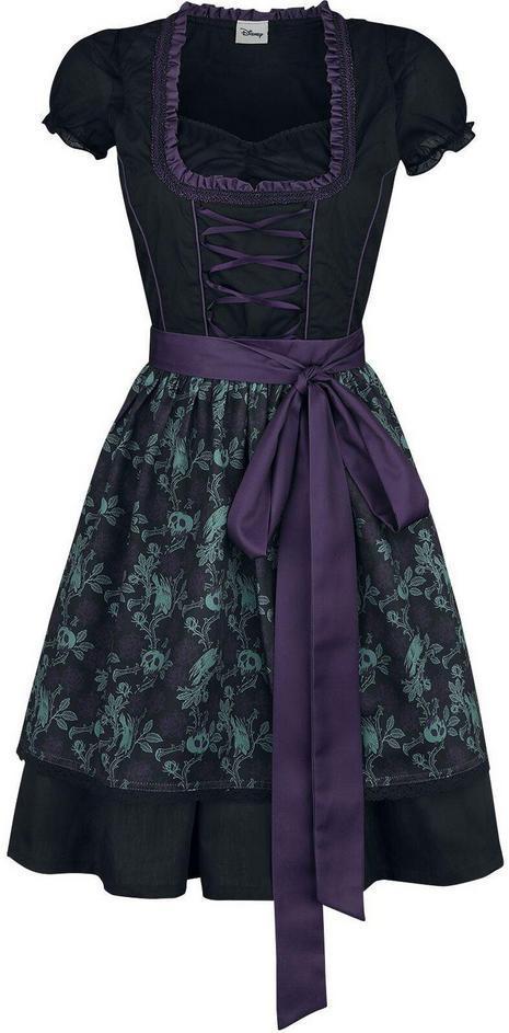 EMP Disney Dirndl jurk mt L, Kleding | Dames, Disney, Zwart, Maat 42/44 (L), Ophalen of Verzenden