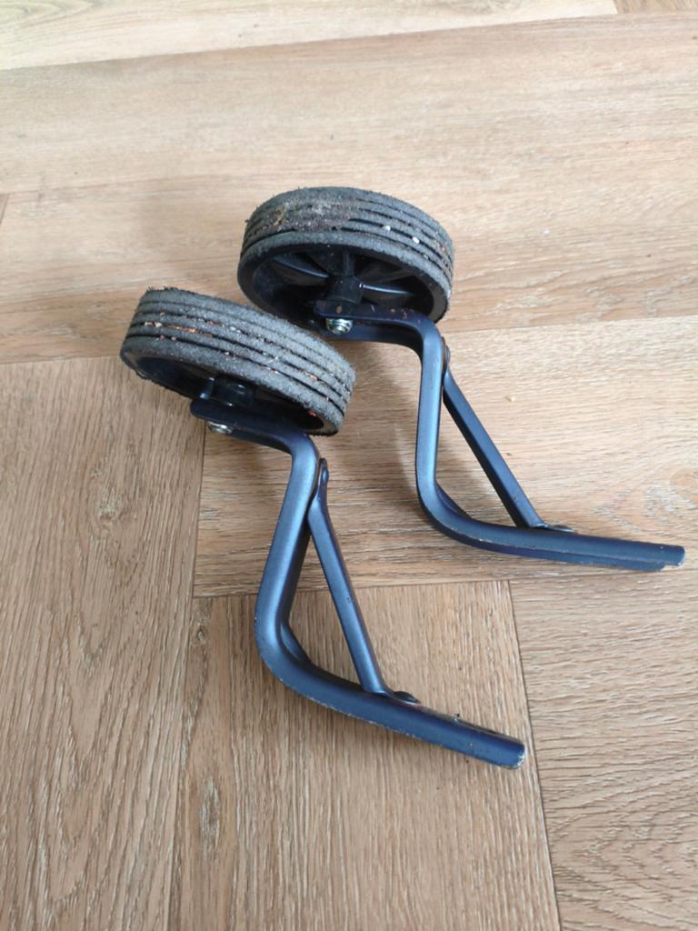Gebruikte zijwieltjes voor kinderfiets, Fietsen en Brommers, Ophalen, Gebruikt