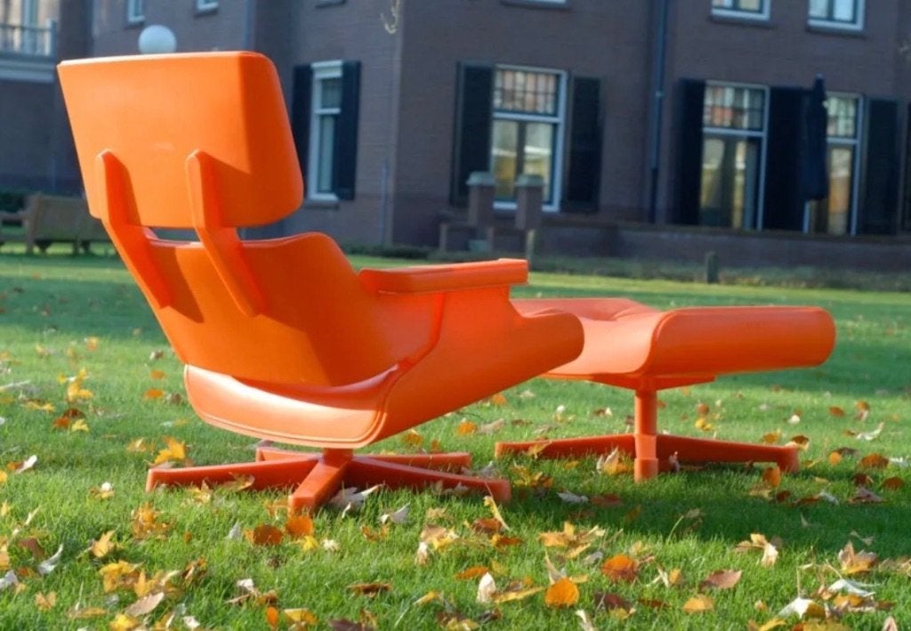 MAL1956 Eames Lounge Chair - design, Huis en Inrichting, Stoelen, Kunststof, Vintage design, Overige kleuren, Ophalen of Verzenden