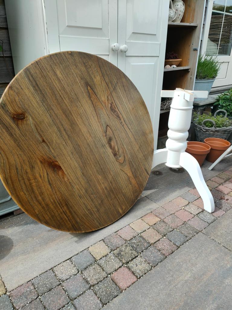 Eettafel, Huis en Inrichting, Tafels | Eettafels, Ophalen, Rond, 100 tot 150 cm, 100 tot 150 cm