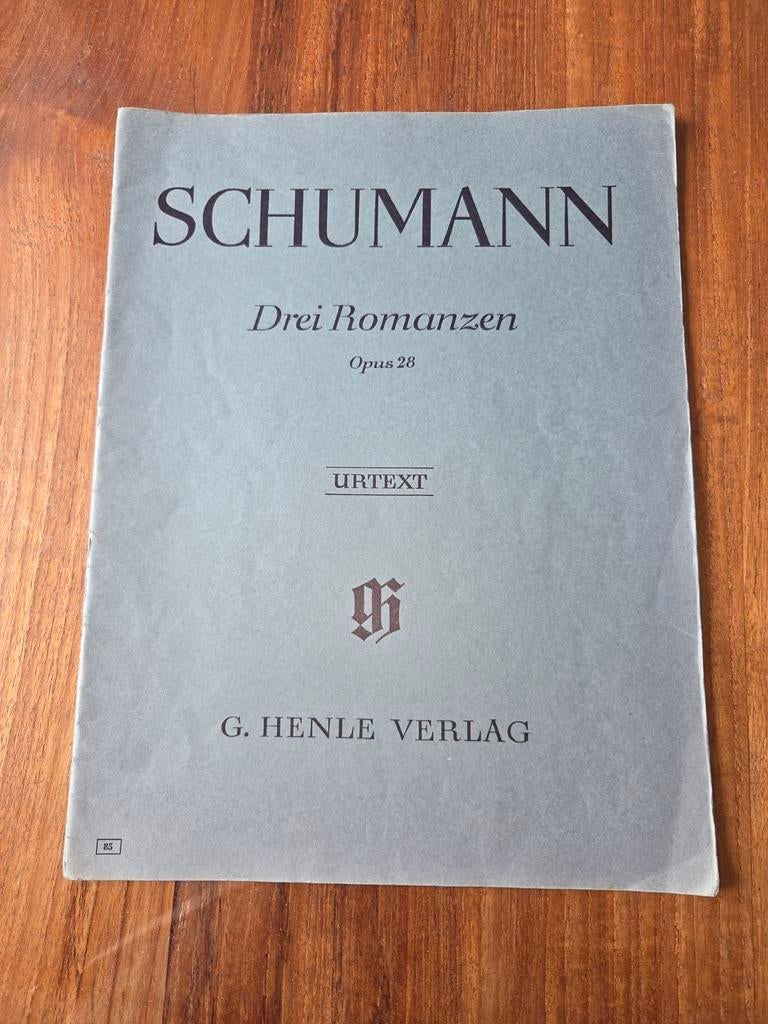 Schumann: Opus 28 - G piano muziekboek, Ophalen of Verzenden, Artiest of Componist, Klassiek, Piano