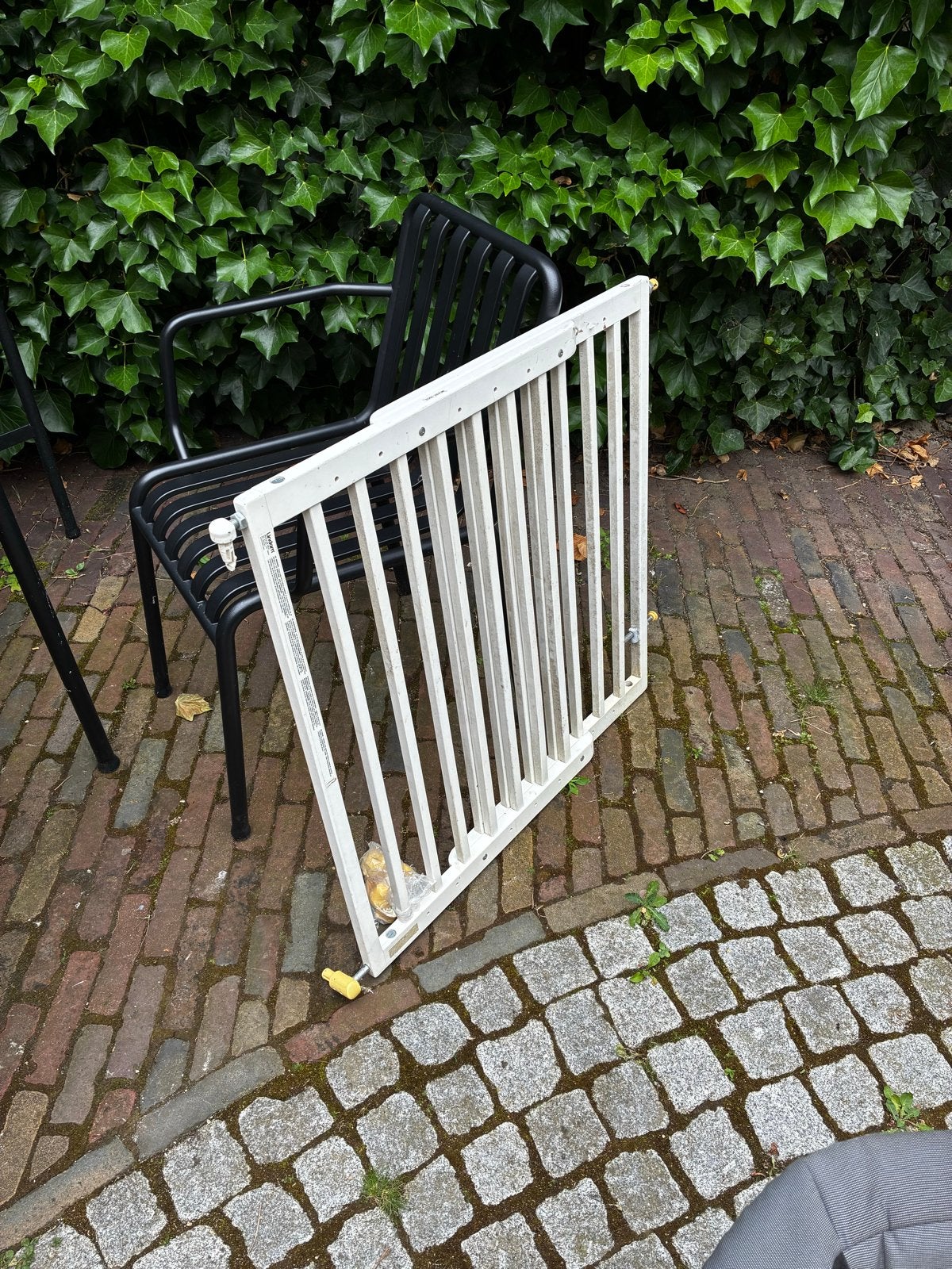 Lindam Veiligheidshekje - Wit, Hout, Ophalen, Gebruikt, Klemhekje, Hout