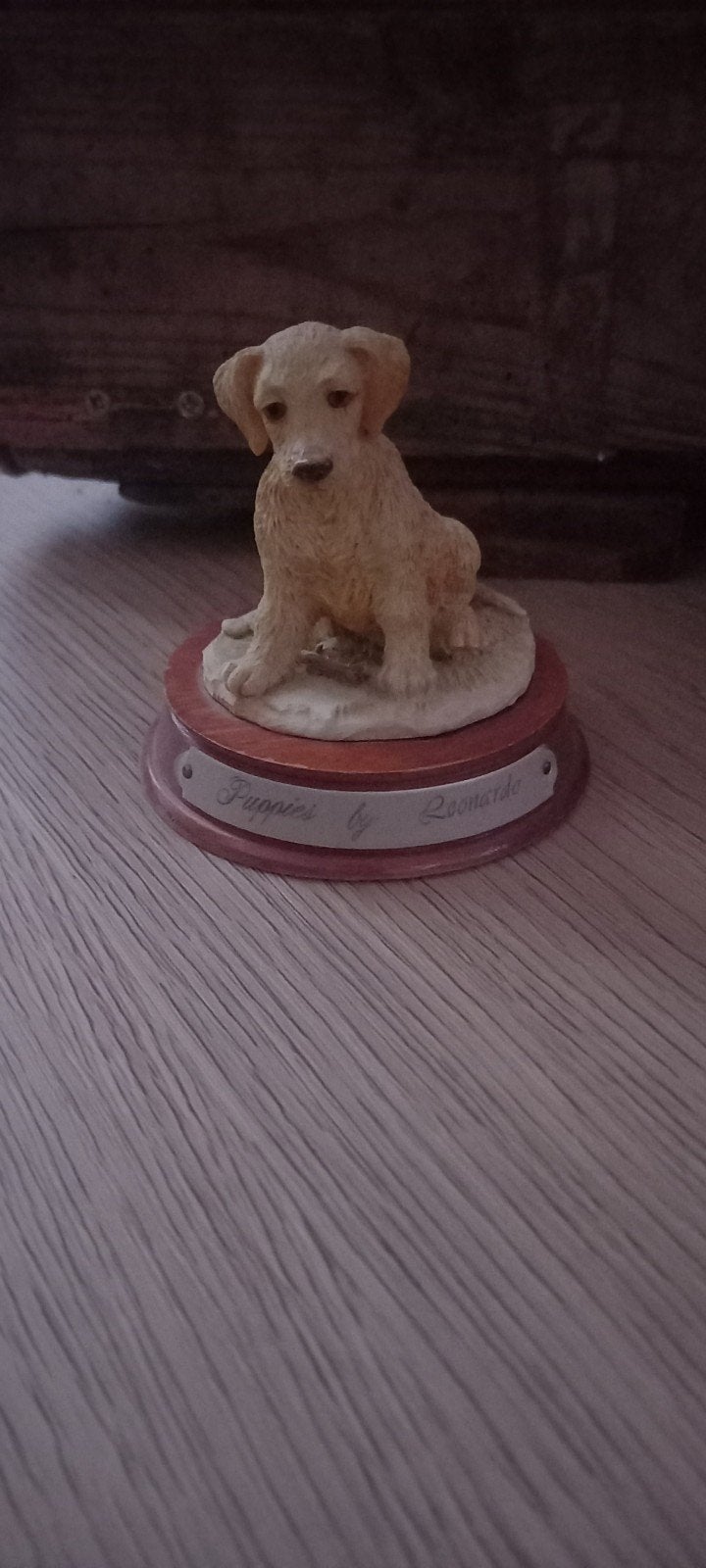 Beeldje van een puppy - Puppies by Leonardo, Verzamelen, Ophalen, Gebruikt, Dier