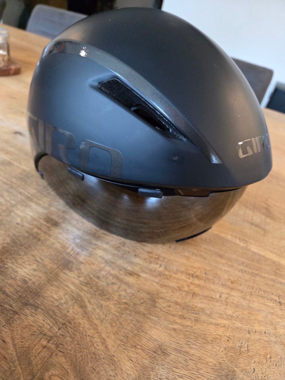 Giro Aerohead MIPS Aero Fietshelm Zwart Maat M, Ophalen of Verzenden, Zo goed als nieuw, Heer of Dame, M