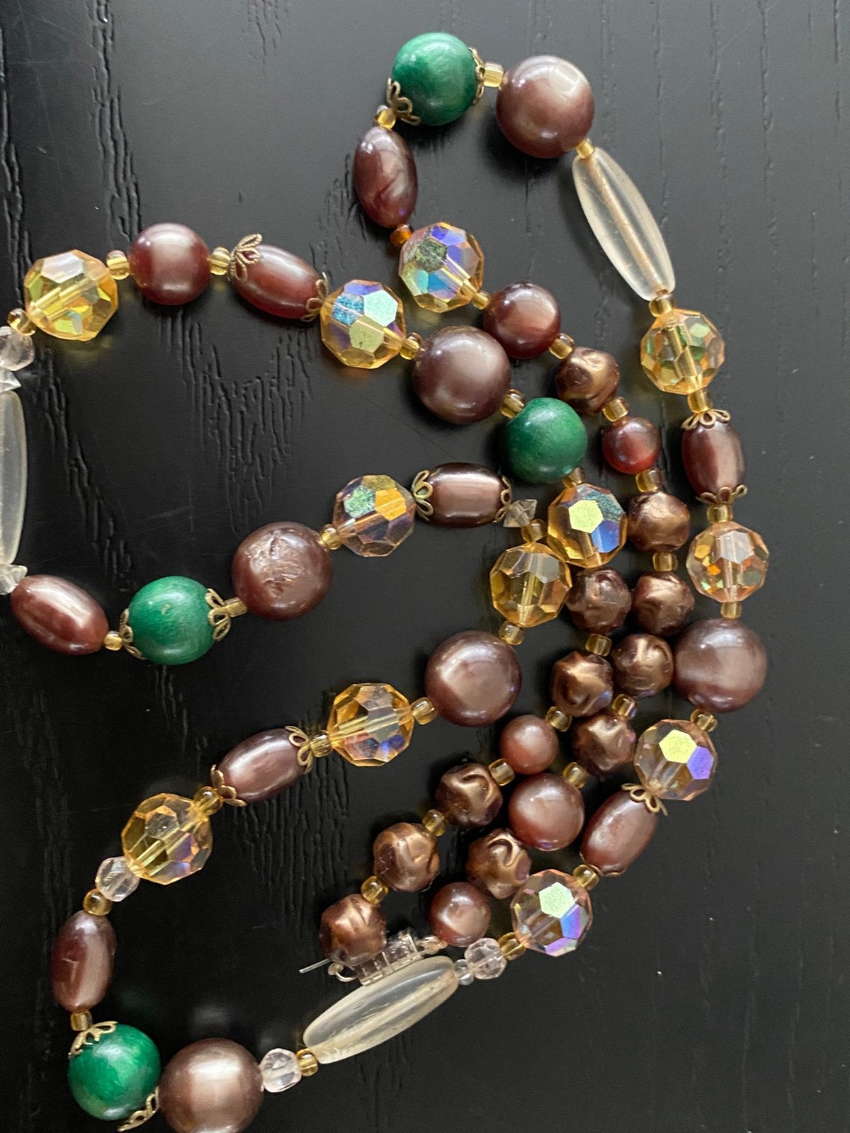 Vintage ketting -ruim 60 cm lengte, Ophalen of Verzenden, Zo goed als nieuw, Overige materialen