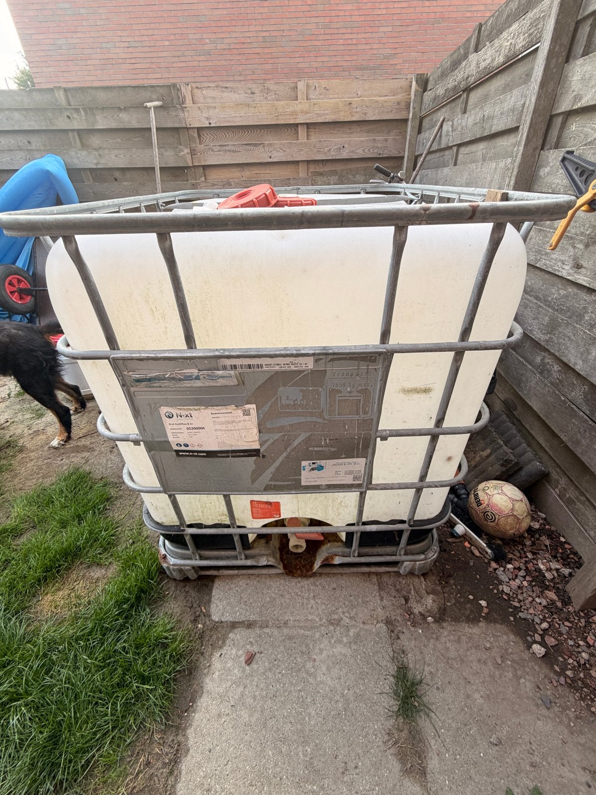 1000 liter IBC vat - Watertank, Ophalen, Gebruikt