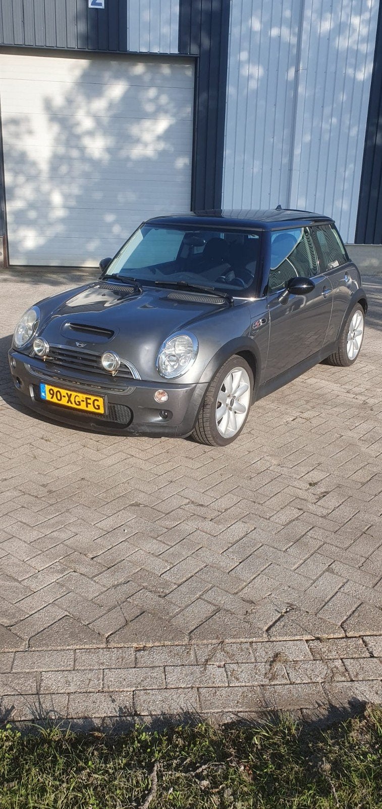 Mini 1.6 16V Cooper S 2003 Grijs met panorama/schuifdak, Auto's, Mini, Voorwielaandrijving, 4 cilinders, 4 stoelen, 163 pk