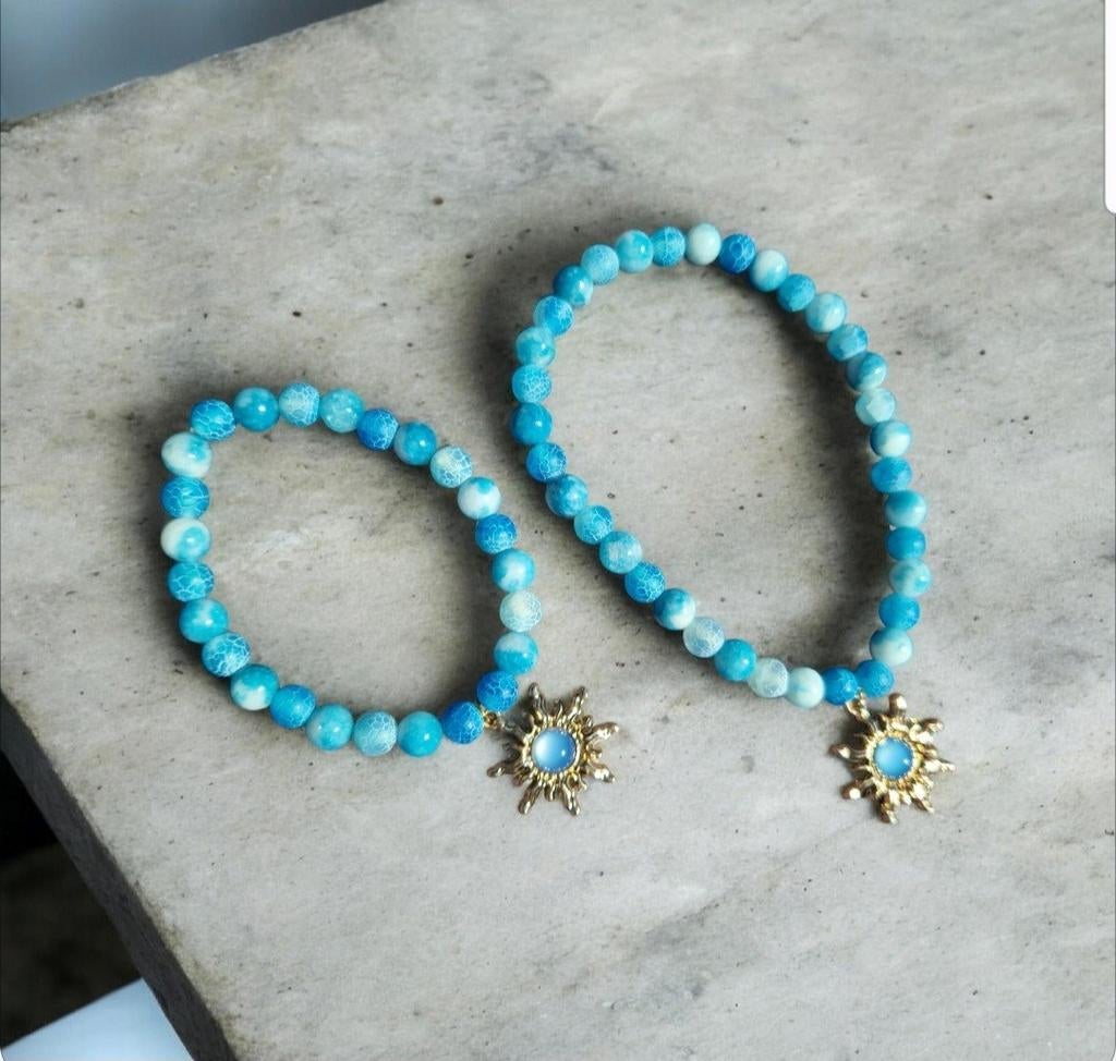 Armbandje & enkelbandje van natuurstenen, Ophalen of Verzenden, Nieuw, Overige materialen