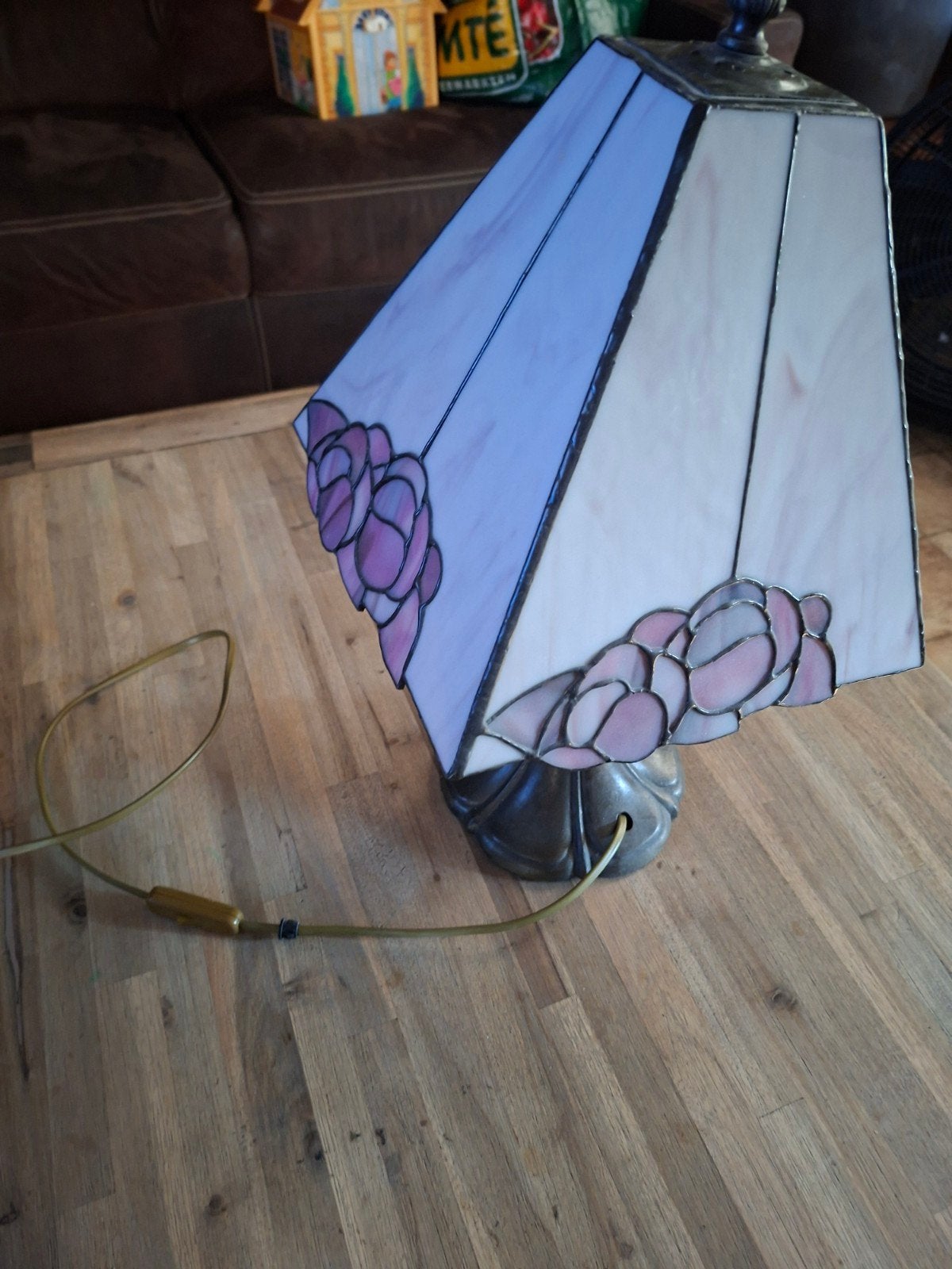 tiffany lampje, Meerkleurig, Ophalen of Verzenden, Gebruikt, Tiffany Style
