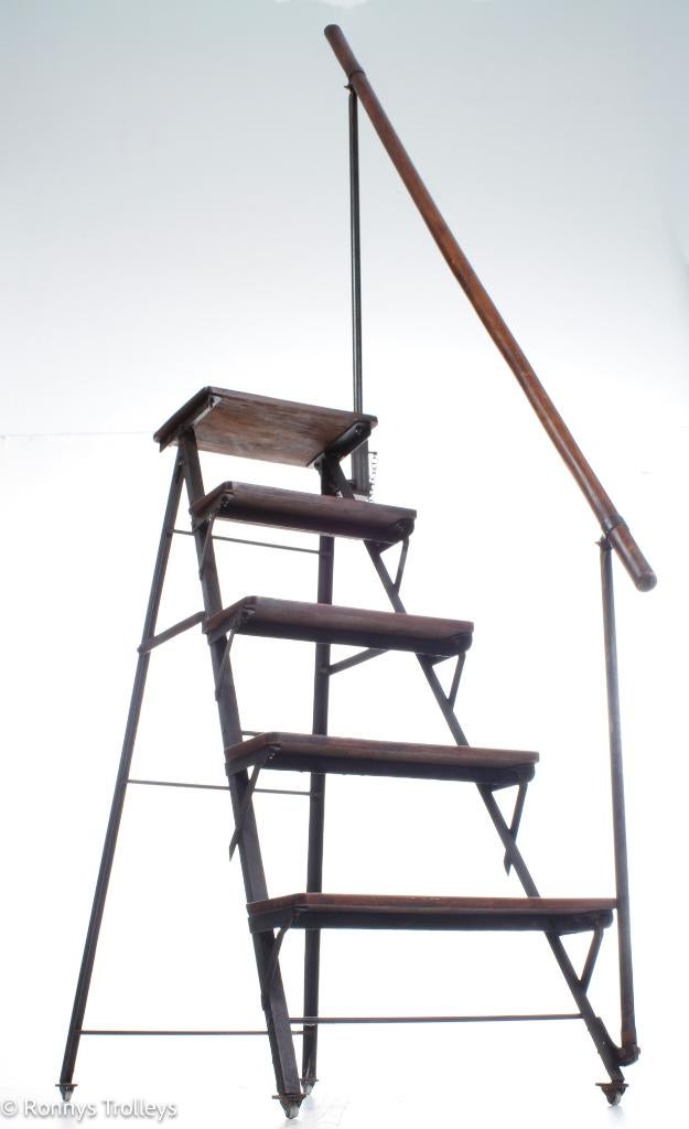 Grote bibliotheek/ herenhuisladder - klassiek, Ophalen