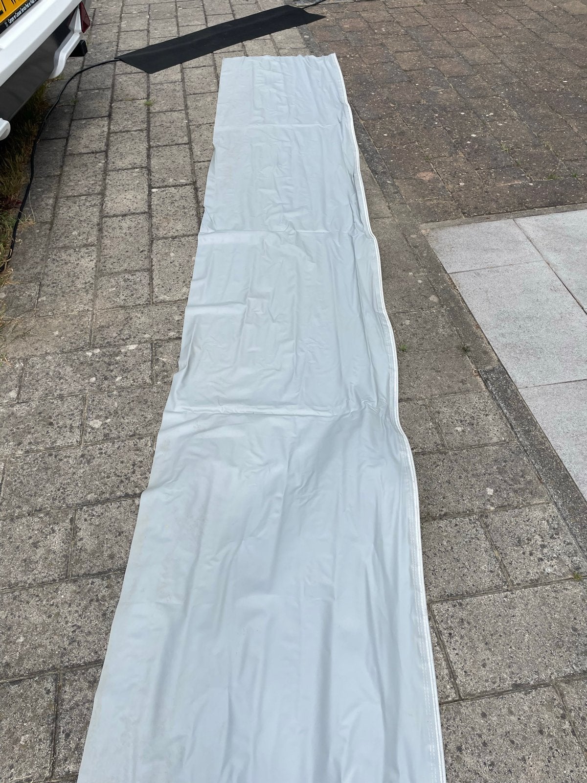 Tochtstrip PVC grijs caravan 390/70, Caravans en Kamperen, Ophalen of Verzenden, Gebruikt