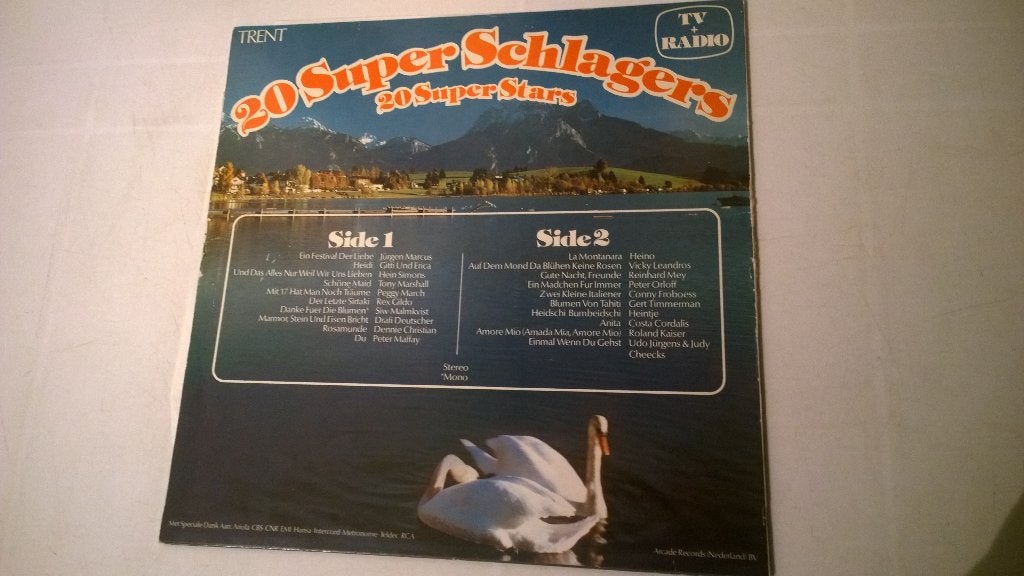 20 super schlagers, Cd's en Dvd's, Ophalen, LP, Gebruikt, Pop