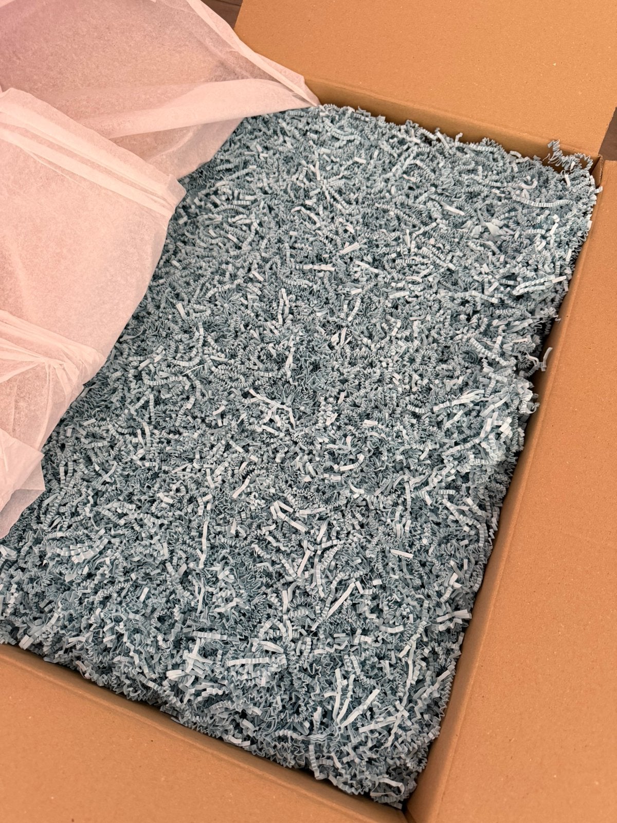 Sizzlepak verpakkingmateriaal lichtblauw 5kg, Ophalen of Verzenden