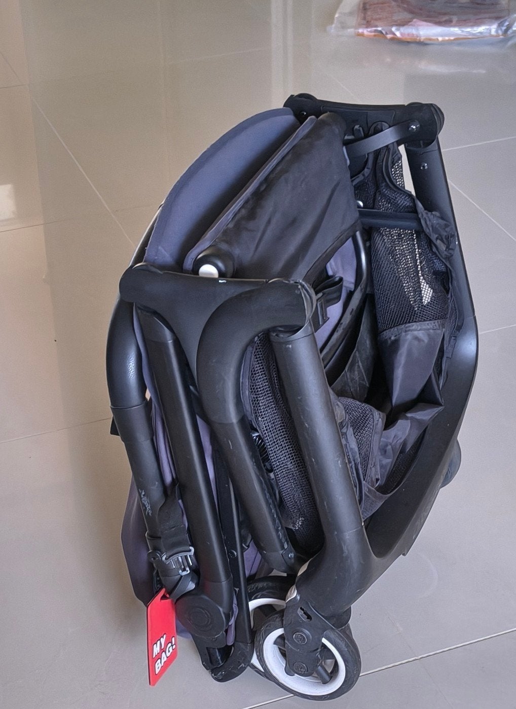 Bugaboo Butterfly blauw met regenhoes, Ophalen, Gebruikt, Kinderwagen, Bugaboo