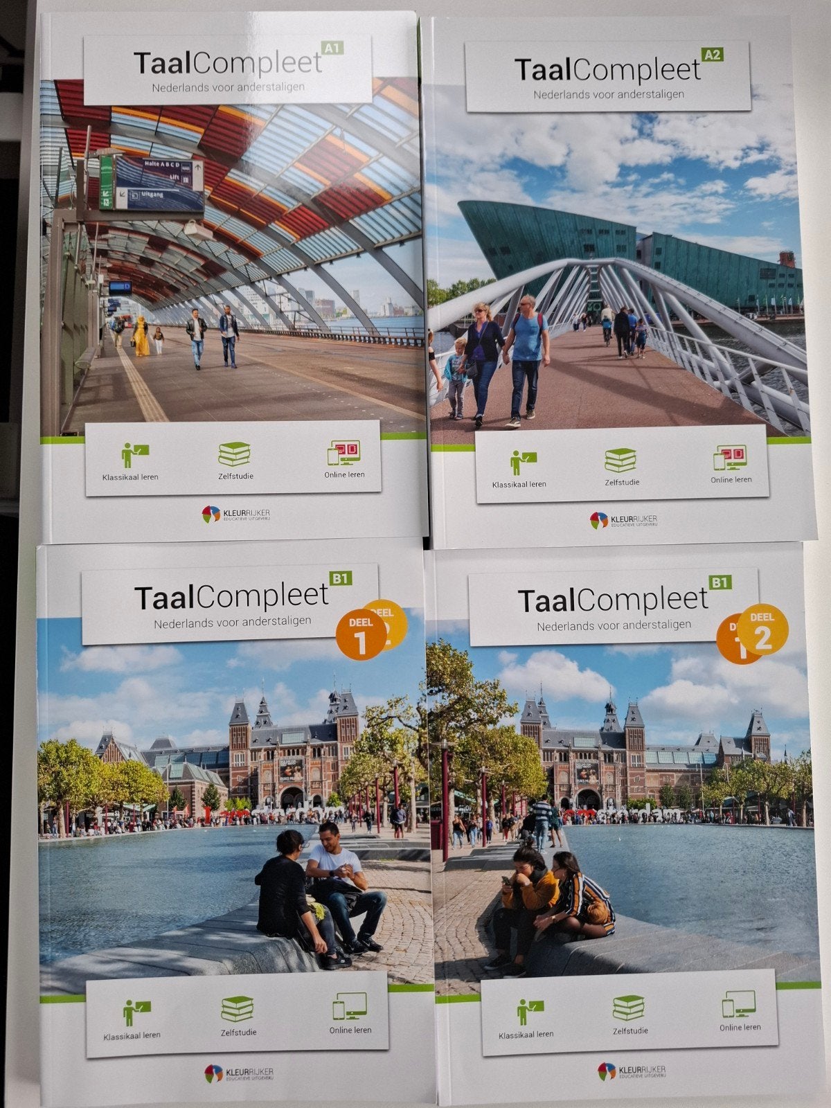 NT2 Nederlands TaalCompleet Set A1+A2+B1 deel 1 + B1 deel 2, Boeken, Studieboeken en Cursussen, Ophalen of Verzenden, Alpha, Nieuw
