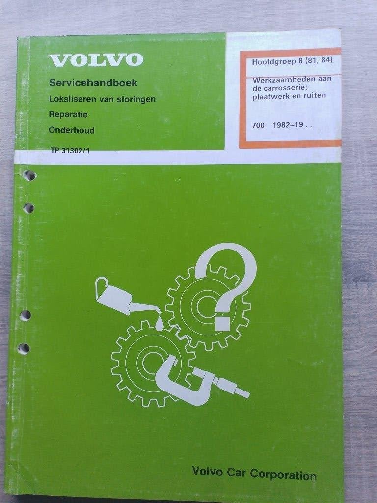Volvo 700 serie dealer werkplaatsboek Carrosserie + ruiten, Ophalen of Verzenden, Gelezen, Volvo
