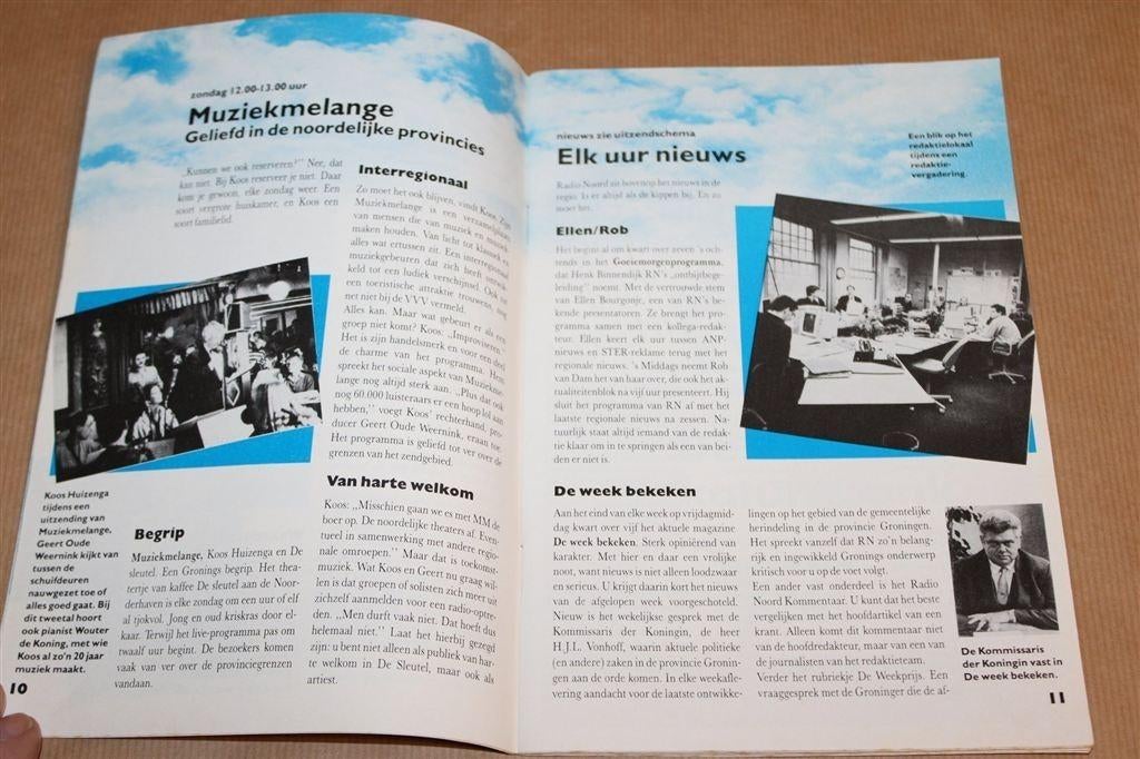 Radio Noord Gids ’89 Nr 1 [Uitzendschema & Reportages], Boeken, Film, Tv en Media, Ophalen of Verzenden, Gelezen, Media
