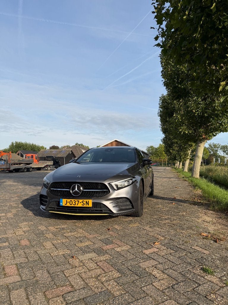 Mercedes-Benz A-Klasse A 200 163pk 7G-DCT 2018 Grijs, Auto's, 4 cilinders, 163 pk, 75 €/maand, Particulier