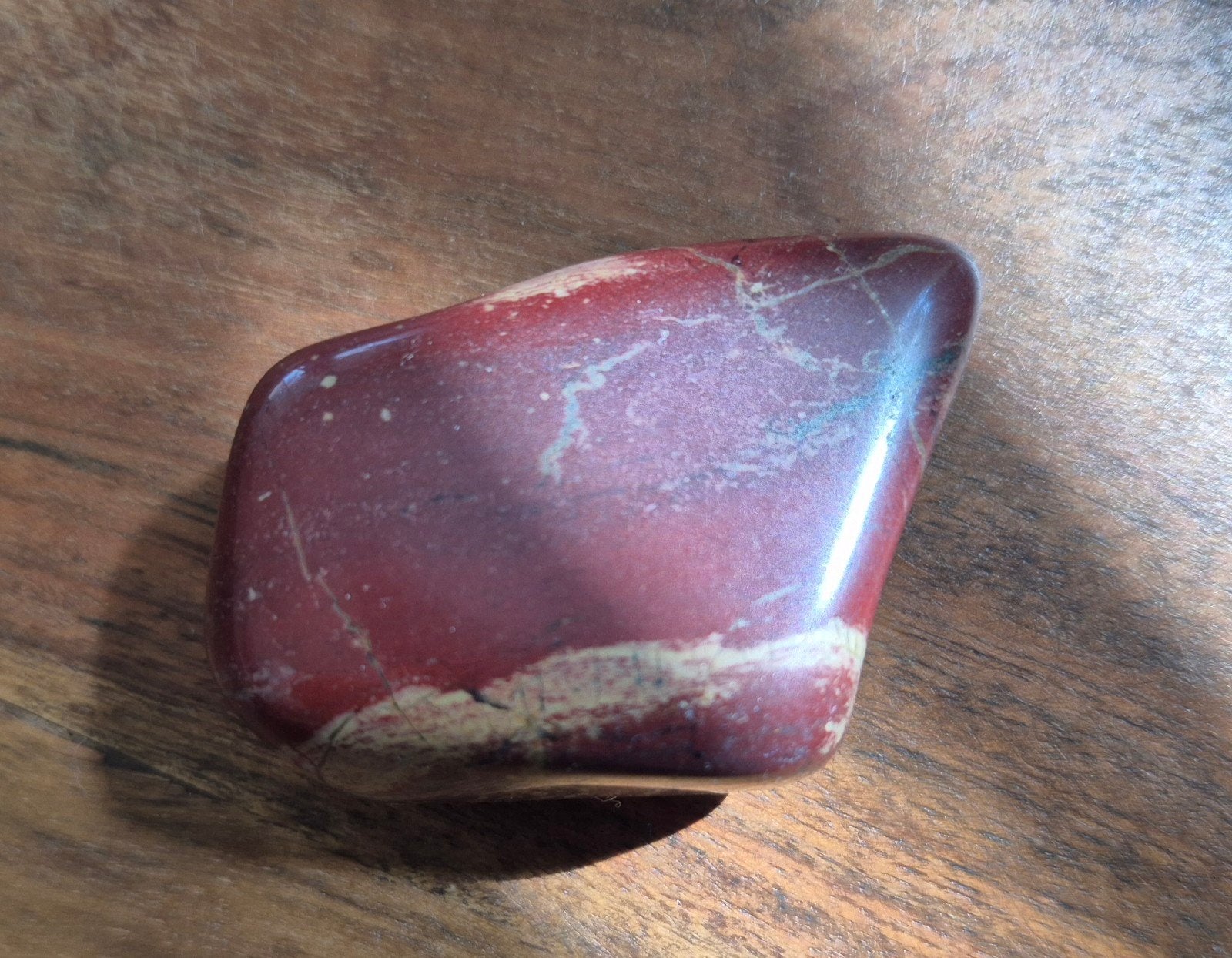 Rode jaspis 4,5 bij 3cm, Ophalen of Verzenden, Mineraal
