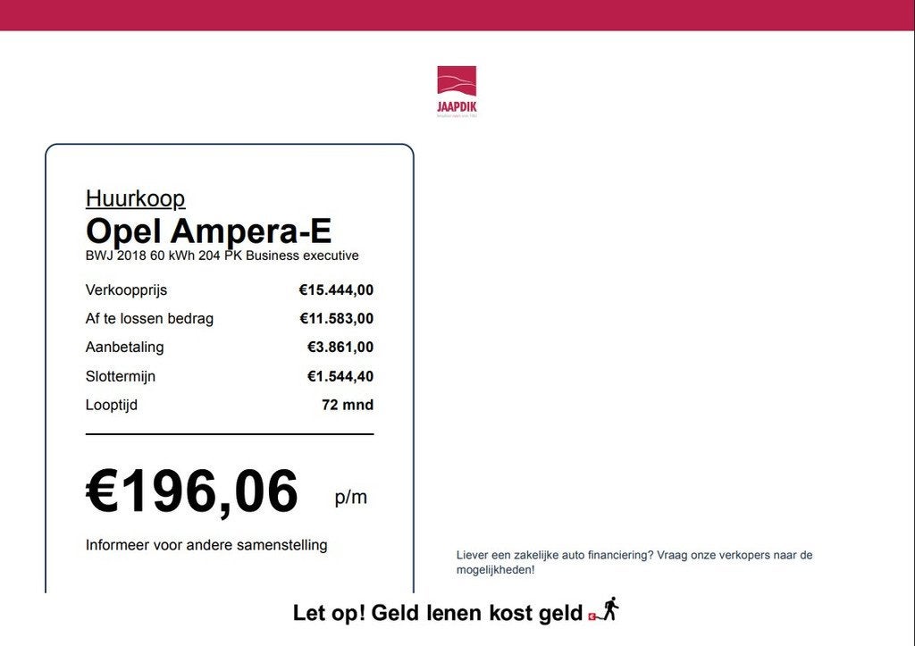 Opel Ampera-E BWJ 2018 60 kWh 204 PK Business executive STOE, Huisgarantie, Met garantie (alle), Blauw, 380 km