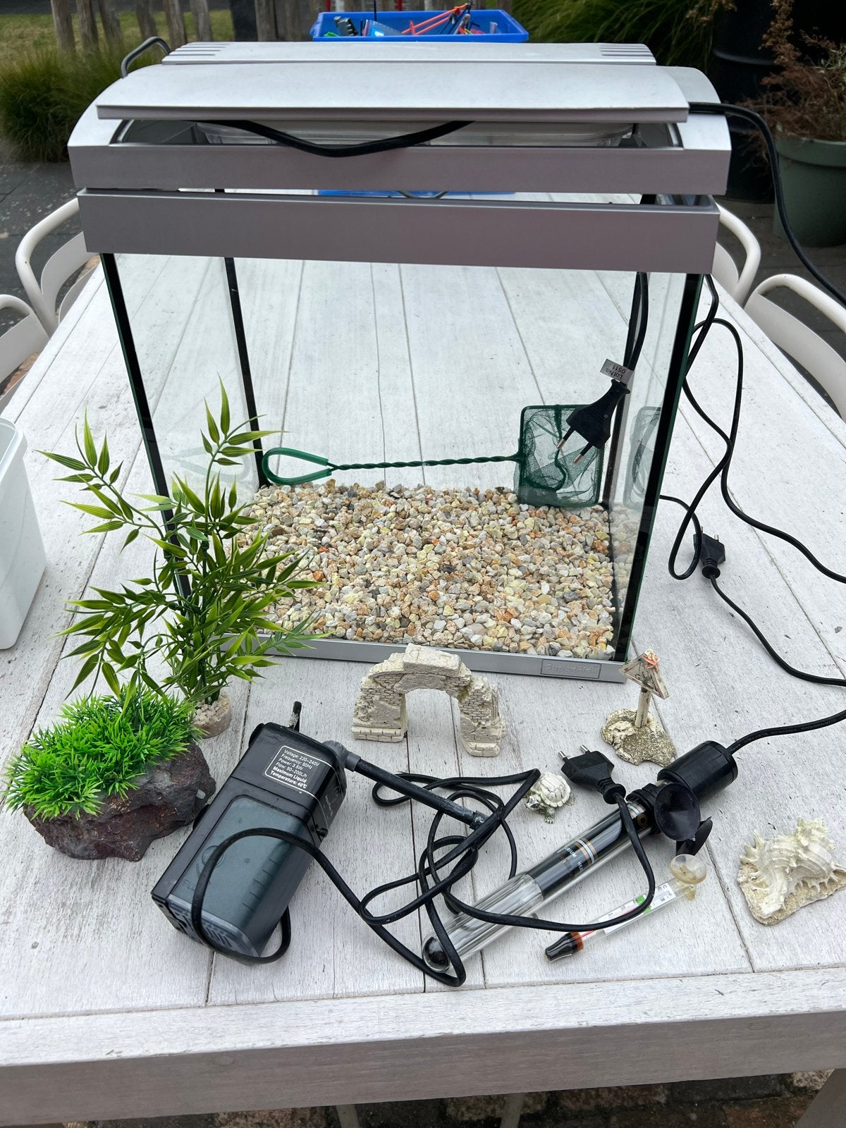 Leuk aquarium 36x22x42, Dieren en Toebehoren, Vissen | Aquaria en Toebehoren, Ophalen, Inclusief toebehoren, Gebruikt, Leeg aquarium