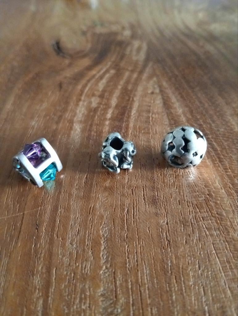Prachtige Trollbeads bedels: Horen, Zien, Zwijgen & meer, Sieraden, Tassen en Uiterlijk, Ophalen of Verzenden, Zo goed als nieuw