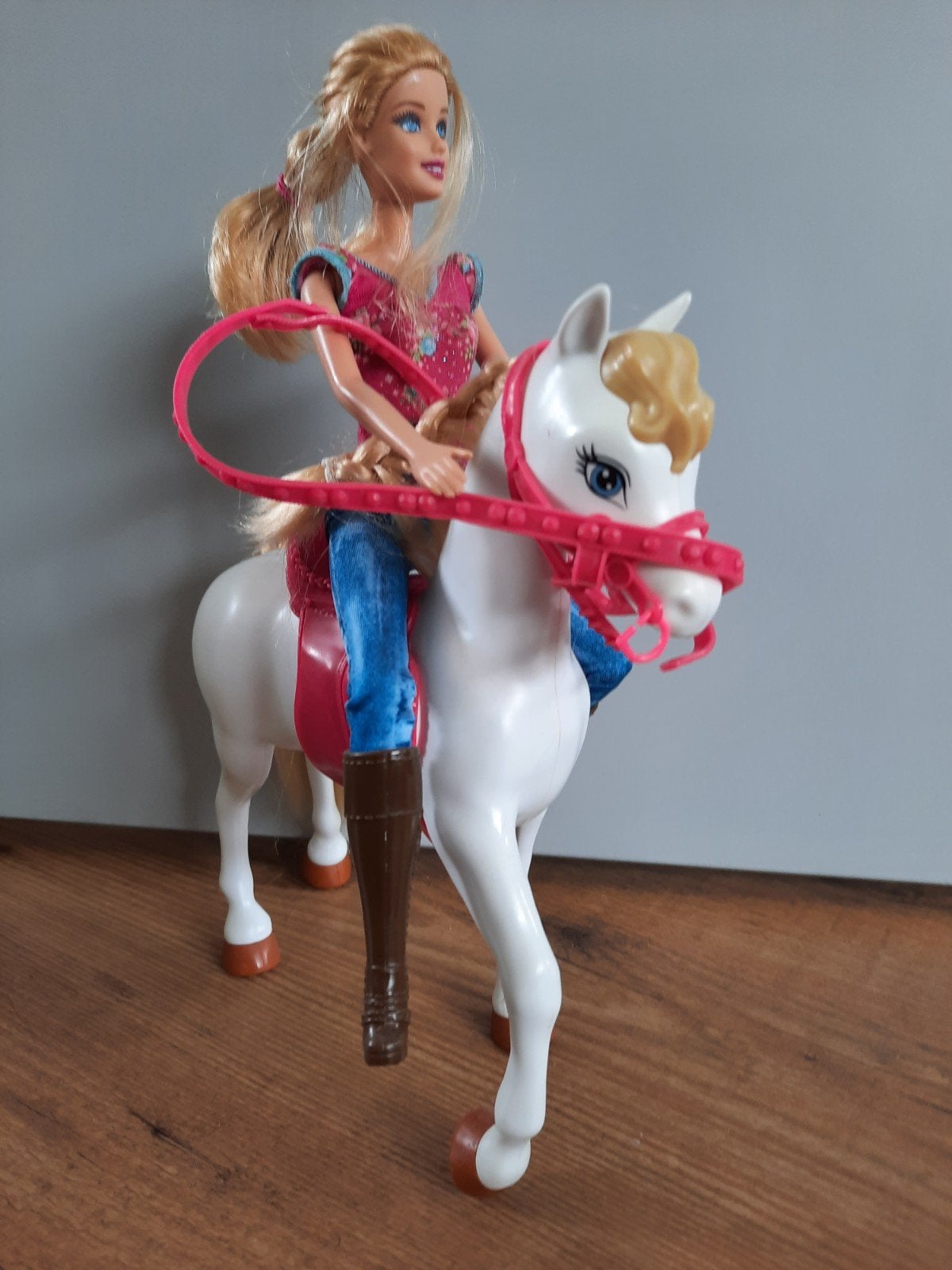 Barbie met paard - Speelset, Ophalen of Verzenden, Gebruikt, Barbie