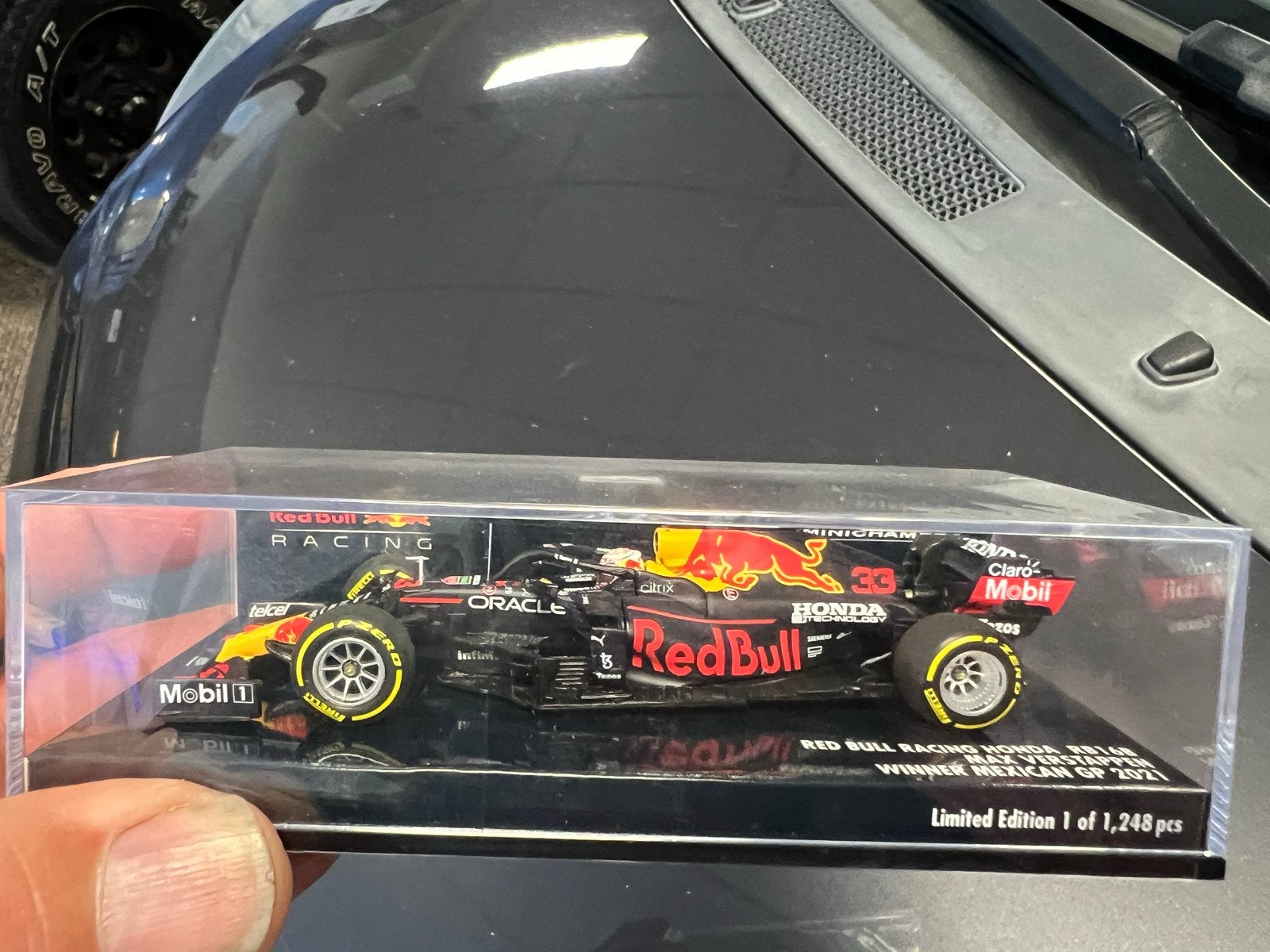 Minich.Red Bull Racing RB16B Verstappen Mexico 2021, Ophalen of Verzenden, Zo goed als nieuw, Formule 1