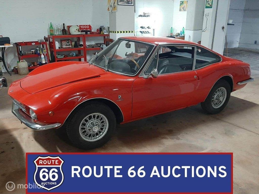 Fiat Moretti 850 Sportiva | 1969 | Route 66 Auctions, Auto's, Overige carrosserieën, Zwart, Bedrijf, Handgeschakeld