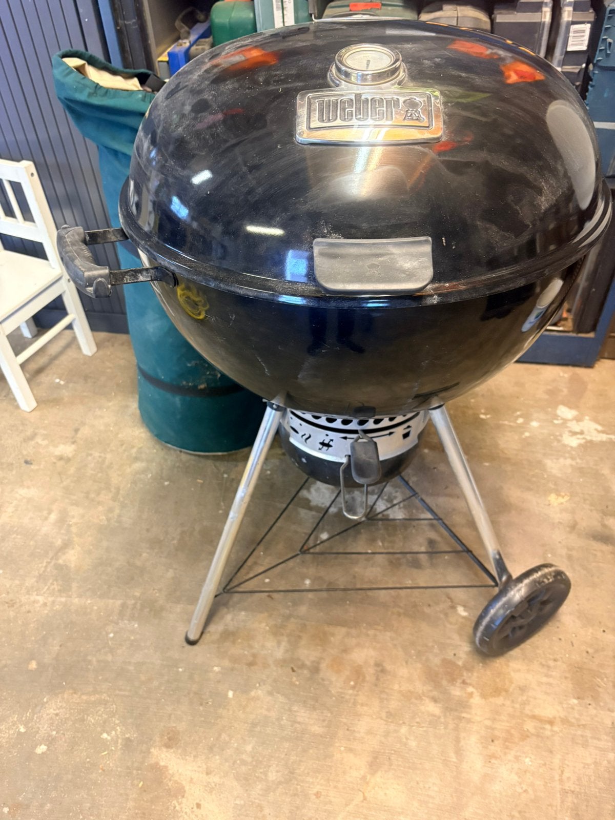 Weber bbq (57 cm), Ophalen, Gebruikt