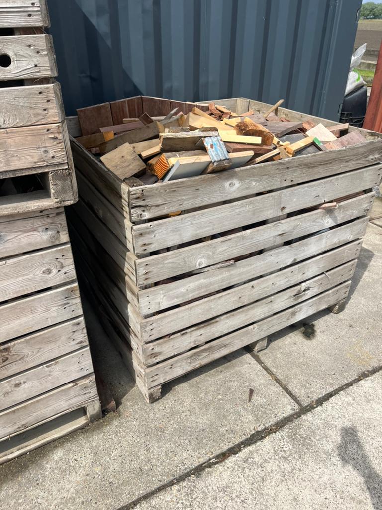 Kachel hout, haardhout gezaagd, Minder dan 3 m³, Ophalen